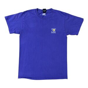 Salty Dog Cafe Purple Short Sleeve T-Shirt Sz Small Hanes Beefy-T -Cotton